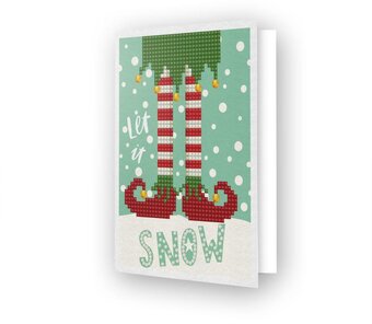 Diamond Dotz Let It Snow Greeting Card Kit DDG.021